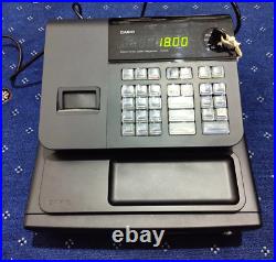 CASIO 140CR Electronic Cash Register + Instruction Manual + All Keys + Box