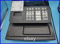 CASIO 140CR Electronic Cash Register +PGM & OP Keys +New Ink Roll +Manual+1 Roll