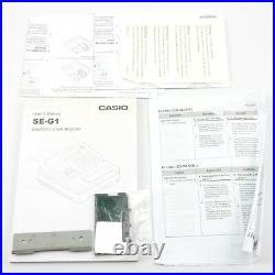 CASIO SE-G1 CASH REGISTER Thermal Print 24 Departments Incl. VAT