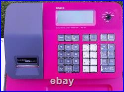 CASIO SE-G1 PINK CASH TILL REGISTER Electric with Keys Hairdressers Salon Girly