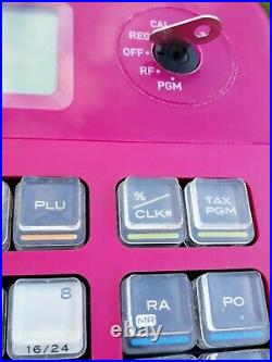 CASIO SE-G1 PINK CASH TILL REGISTER Electric with Keys Hairdressers Salon Girly