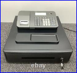 CASIO SE-S100 -SR- MD Electronic Cash Register With Till Rolls And Free P&P