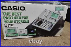 CASIO SE-S400 Electronic Cash Register + PGM Key + PDF Manual + Boxed I 148