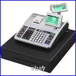 CASIO SE-S400 Electronic Cash Register +PGM OP Keys + Manual +Till Rolls I 052
