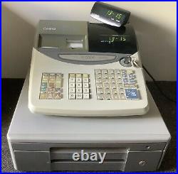 CASIO TE-2000 Electronic Cash Register Complete With Till Rolls And Free P&P