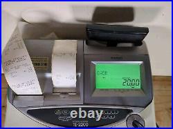 CASIO TE 2200 Cash Register Electronic Till Chip Shop Pub Garage