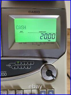 CASIO TE 2200 Cash Register Electronic Till Chip Shop Pub Garage