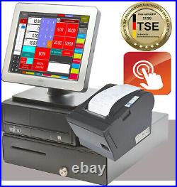 Cash Register System Till Tse Touchscreen TFT Monitor Bonprinter 250GB SATA KA16