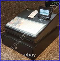 Cash register black till SHARP XE-A217B Includes free till rolls and UK P&P