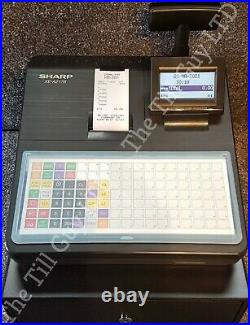 Cash register black till SHARP XE-A217B Includes free till rolls and UK P&P