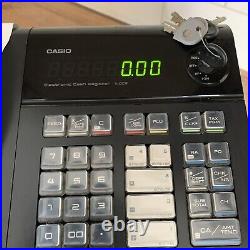 Casio 140CR Electronic Cash Register + Key + New Ink Roller + Rolls