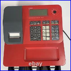 Casio Electronic Cash Register Model SE-G1 Red With Keys