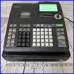 Casio PCR-T500 Electronic Cash Register with Operator Key NO Till/Drawer Key Works