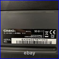 Casio SE-G1-1 Cash Register + x18 Rolls Black