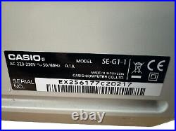 Casio SE-G1 Cash Register White With 3 Keys Instructions Plus 20 Till Rolls