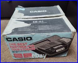 Casio SE G1 Electronic Cash Register+ PGM Key +Till Roll+ Pdf Manual I 102