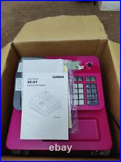 Casio SE G1 Electronic Cash Register+ PGM Key +Till Roll+ Pdf Manual I 256