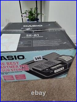 Casio SE G1 Electronic Cash Register + Till Roll + All Keys + Manual I 346