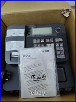 Casio SE G1 Electronic Cash Register + Till Roll + All Keys + Manual I 346