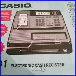 Casio SE G1 Electronic Cash Register Till with Fast Quiet Thermal Printer Black