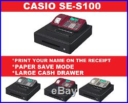 Casio SE-S100 Cash Register Till. Includes Phone support & Help Videos