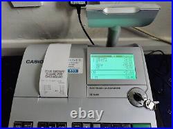 Casio SE-S400 Cash Register+ Wet Cover + All Keys (OP+PGM+DR)+ Thermal Till Roll