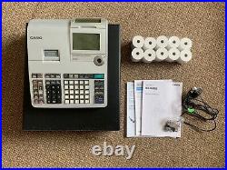 Casio SE-S400 Electronic Cash Register Used Till Rolls Spare Key Manual