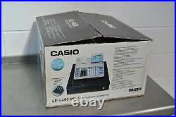 Casio SE-S400 MD-SR Digital till cash register + keys + box FREE DELIVERY