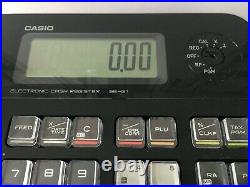 Casio SEG1 SE-G1 Cash Register Black Plus 10x Till Rolls VGC