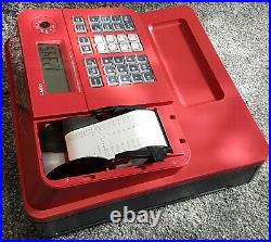 Casio Se-g1 Cash Register Red 5 Free Till Rolls Fast And Free Uk Delivery
