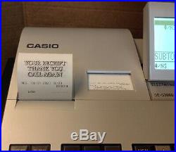 Casio Se-s3000 Electronic Cash Register Complete With Till Rolls And Free P&p