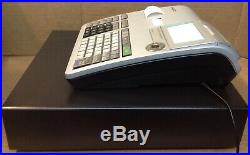 Casio Se-s3000 Electronic Cash Register Complete With Till Rolls And Free P&p