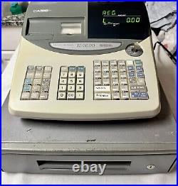 Casio TE-2000 Electronic Cash Register Good Condition With Key