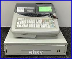 Casio TE-2400-1 Electronic Cash Register Complete With Till Rolls And Free P&P