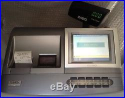 Casio TE-8000F Electronic Cash Register With Till Rolls And Free P&P