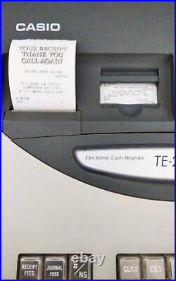 Casio TE2000 Cash Register Used but in Very Good Condition