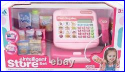 Checkout Cash Register Till Supermarket Accessories Toy Girls Fun Kids Xmas Gift