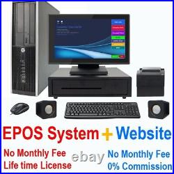 Coffee Shop EPOS System + Website, Computer Set Till System, Cash Register, Cafe