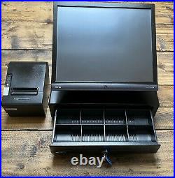 Complete 17 Touch Screen POS ePOS till system with software NO MONTHLY FEES