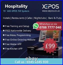 Complete POS and Cash Register System for Hospitality Full EPOS Till Package