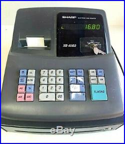 EASY TO USE SHARP CASH REGISTER SHOP TILL AE-A102 cashier