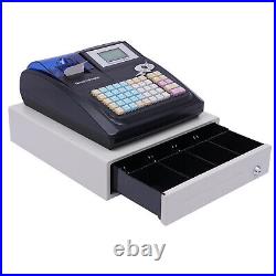 Electronic Cash Register Shop Till Thermal Printer POS System Cashier 48 Keys