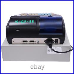 Electronic Cash Register Shop Till Thermal Printer POS System Cashier 48 Keys