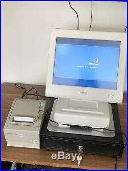 Epos Now POS Terminal Retail System Till, Printer & Cash Draw Used