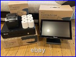 Epos Now Pro-C15w till system, cash draw, printer. Boxed, Excellent condition