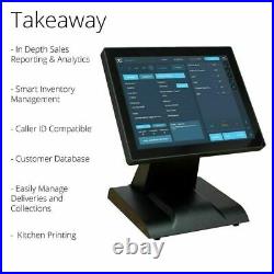 FirstPOS 12in Touch Screen EPOS Cash Register Till System Dry Cleaning Laundry