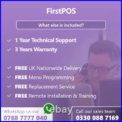 FirstPOS 15in Touch Screen EPOS POS Cash Register Till System Builders Merchant