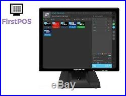 FirstPOS 17in Touch Screen EPOS POS Cash Register Till System Barber Shop