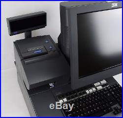 IBM 4852-566 Cash Register, Receipt Printer, Cash Till Touchscreen POS System