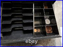 IZATTLE 4 Bills 5 Coins Tray Heavy Duty Cash Register POS Till